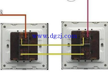 
        	双控开关接线图,双控开关什么牌子好 
双控开关怎么接线？ 
1、双控开关接线柱一般标有＂L＂，＂L1＂，＂L2＂。当L端进线时，L1和L2有一端和L接通，按动开关后，L1和L2的另一端和L接通