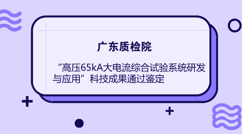 　　近日，廣東質(zhì)檢院“高壓65kA大電流綜合試驗(yàn)系統(tǒng)研發(fā)與應(yīng)用”項(xiàng)目科技成果通過(guò)廣東省機(jī)械行業(yè)協(xié)會(huì)鑒定，項(xiàng)目總體技術(shù)達(dá)到國(guó)際先進(jìn)水平。  　　由南方電網(wǎng)科學(xué)研究院教授級(jí)高工傅闖等7位專家組成的鑒定委員會(huì)，認(rèn)真聽(tīng)取廣東質(zhì)檢院總工程師林志力作的項(xiàng)目工作總結(jié)報(bào)告，審閱相關(guān)資料并對(duì)現(xiàn)場(chǎng)進(jìn)行詳實(shí)的考察