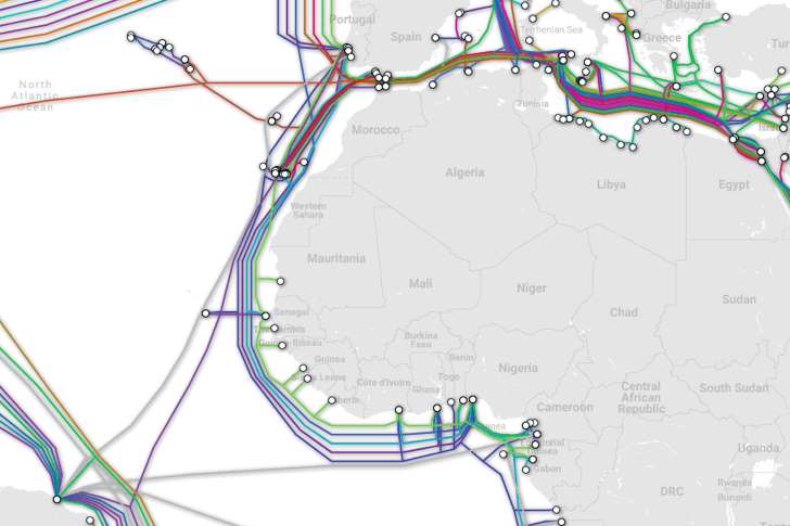 
	
                    
	【电缆网讯】非洲至欧洲的海底光缆系统ACE系统在毛里塔尼亚段发生故障，导致沿线至少10个国家互联网连接受到影响。

	

	受影响最严重的国家属毛里塔尼亚，互联网中断长达48小时