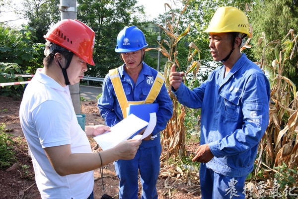 
　　農村電氣化網訊：“你們請的臨工、技工費用按時支付沒有，青苗費賠償跟村民結清沒得？”這是8月14日，蓬溪公司紀委、工會負責人深入貧困村社問“廉”農網工程建設時的場景。

　　在下東鄉(xiāng)花果村2B農網改造施工作業(yè)現場，蓬溪公司領導詳細詢問了四川省同創(chuàng)電力安裝維護有限公司施工隊工作負責人鄧厚龍在網改中發(fā)生的青苗費賠償和臨工費支付等情況