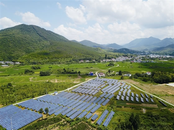                                         
	

	　　8月15日，石臺(tái)縣小河鎮(zhèn)樟村扶貧集中式光伏電站項(xiàng)目(航拍)。

	　　該項(xiàng)目是小河鎮(zhèn)最大的光伏扶貧產(chǎn)業(yè)項(xiàng)目，坐落于小河鎮(zhèn)樟村村中組，計(jì)劃投資600萬(wàn)元，占地面積30畝，分三期建設(shè)，其中一期849千瓦光伏電站于2017年6月份完成建設(shè)實(shí)現(xiàn)并網(wǎng)發(fā)電，為283戶“三無(wú)”貧困戶實(shí)現(xiàn)年增收2000元