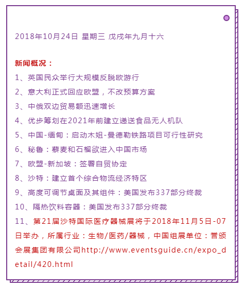 原標(biāo)題：【新聞】英國(guó)、意大利、緬甸、秘魯、沙特建立首個(gè)綜合……              英國(guó)民眾舉行大規(guī)模反脫歐游行 英國(guó)反脫歐民眾近日上街進(jìn)行反脫歐游行，游行人群擠爆倫敦中心區(qū)的國(guó)會(huì)大廈威斯敏斯特宮，抗議群眾揮舞歐盟旗幟，高舉“脫歐一派胡言”等標(biāo)語(yǔ)，要求針對(duì)英國(guó)脫歐最終協(xié)議舉行另一場(chǎng)公投。主辦單位表示，此場(chǎng)游行人數(shù)達(dá)75萬(wàn)人